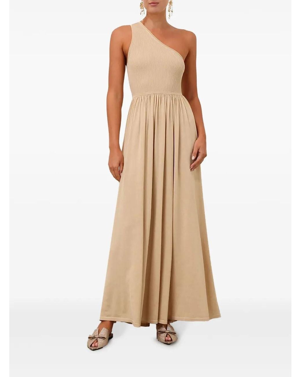Zimmermann Crush Maxi-Jurk in het Metallic