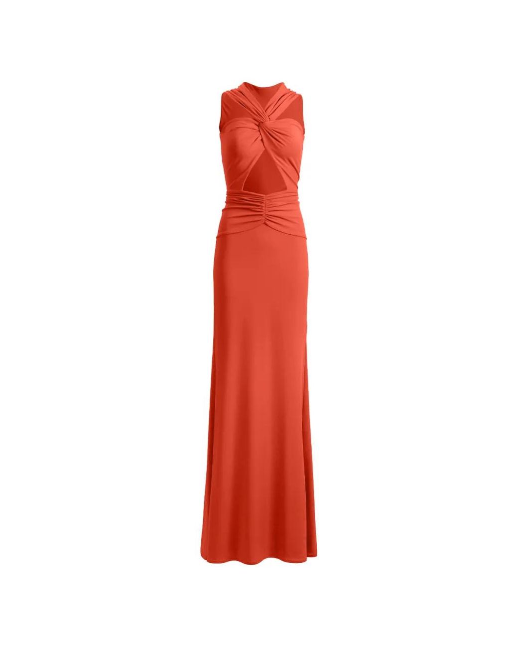 Silvia Tcherassi Red Naga Twisted Dress