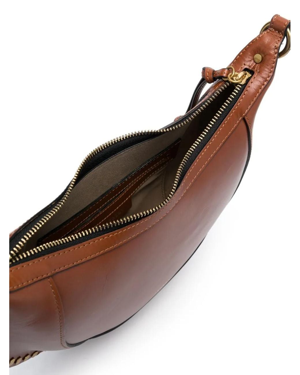Borsa Tote Con Borchie di Isabel Marant in Brown