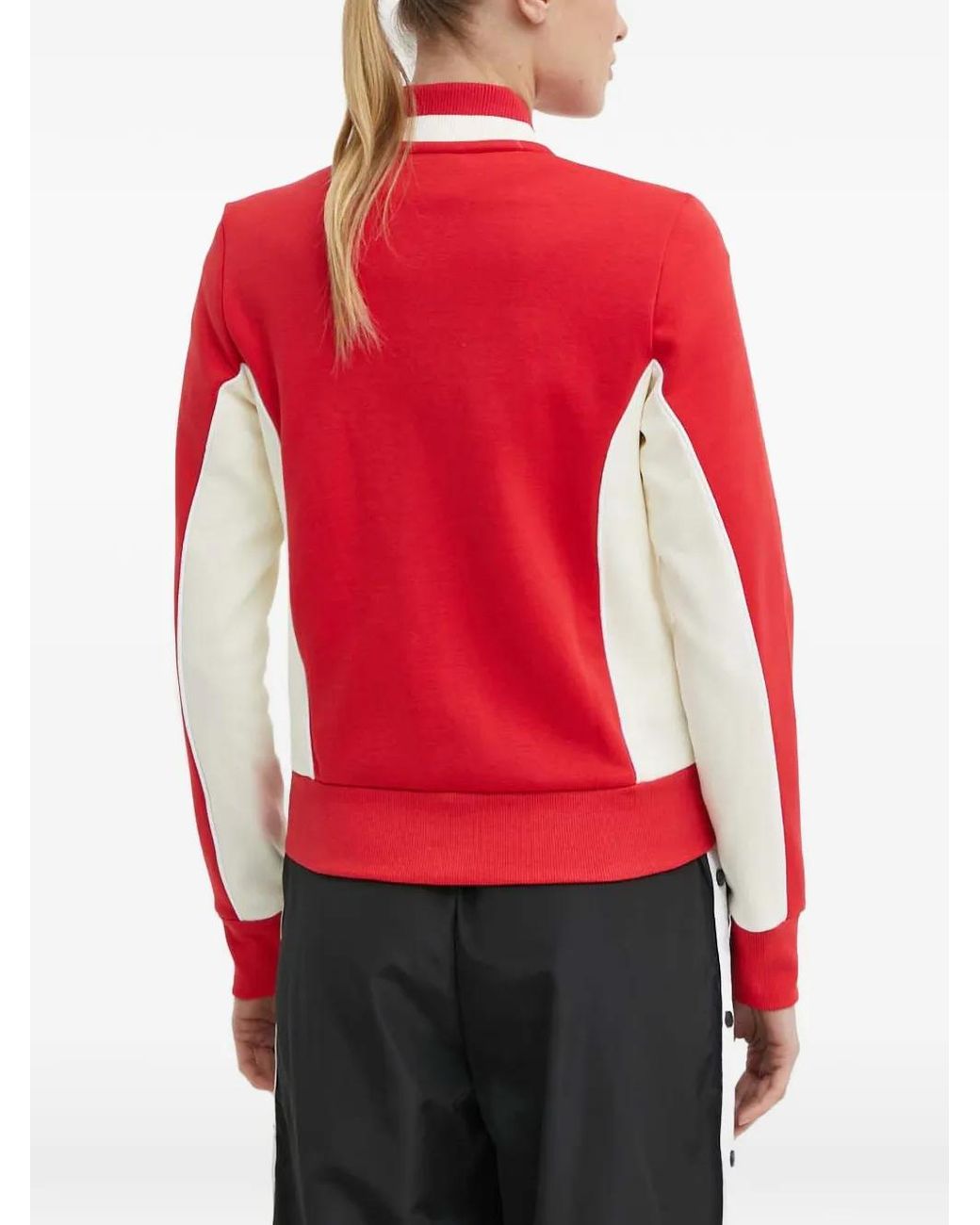 Fila Red Colourblock Zip Sweatshirt