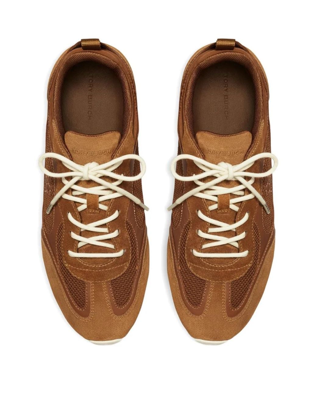 Tory Burch Brown Field Sneakers