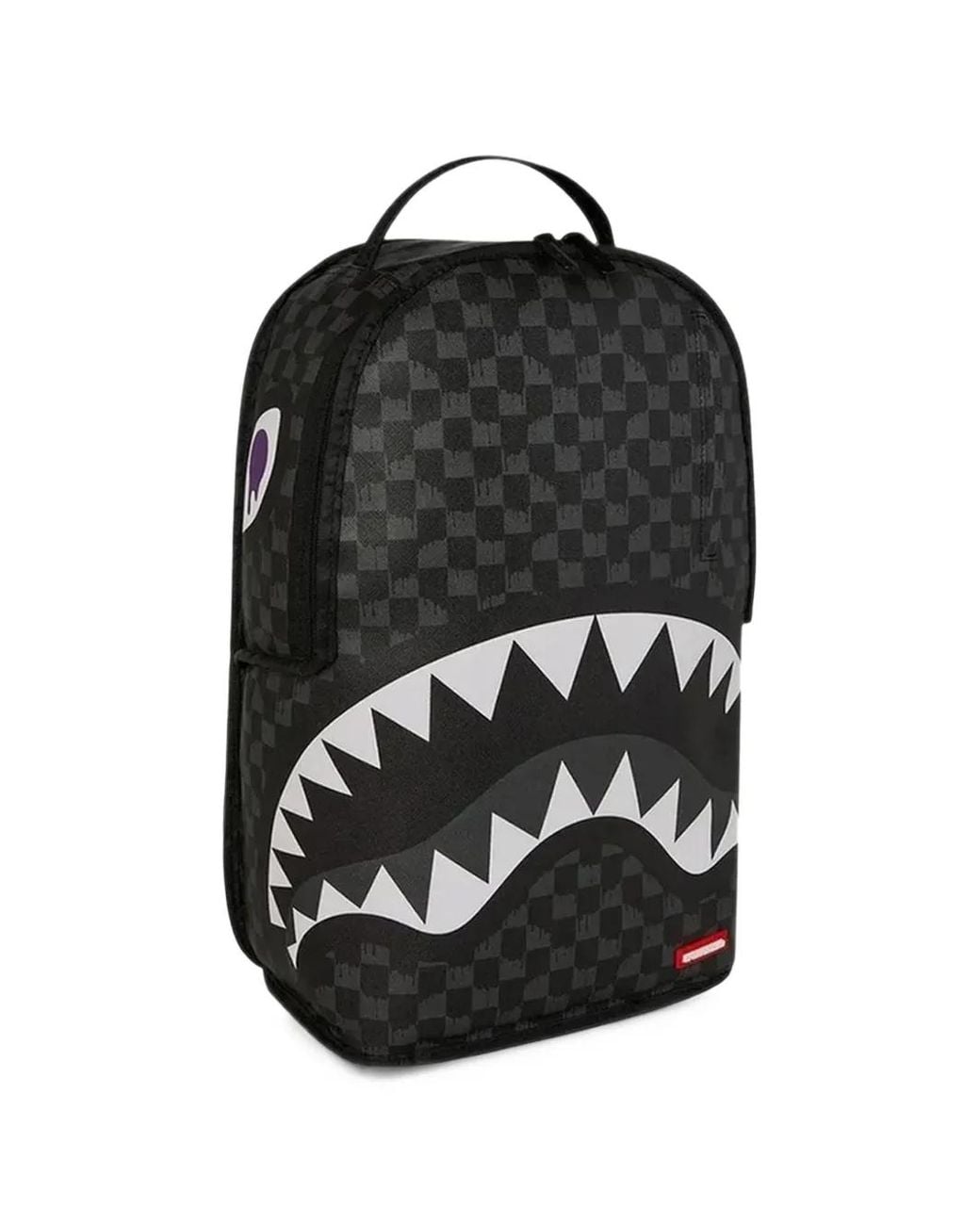 Sprayground Blue Reverse Mode Checkered Backpack for men
