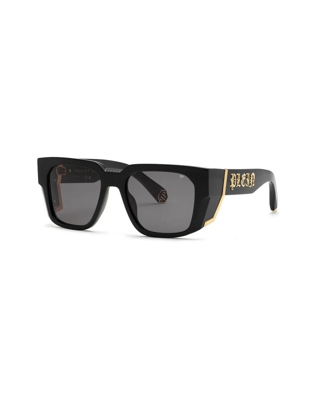 Philipp Plein Black Plein Master Sunglasses for men