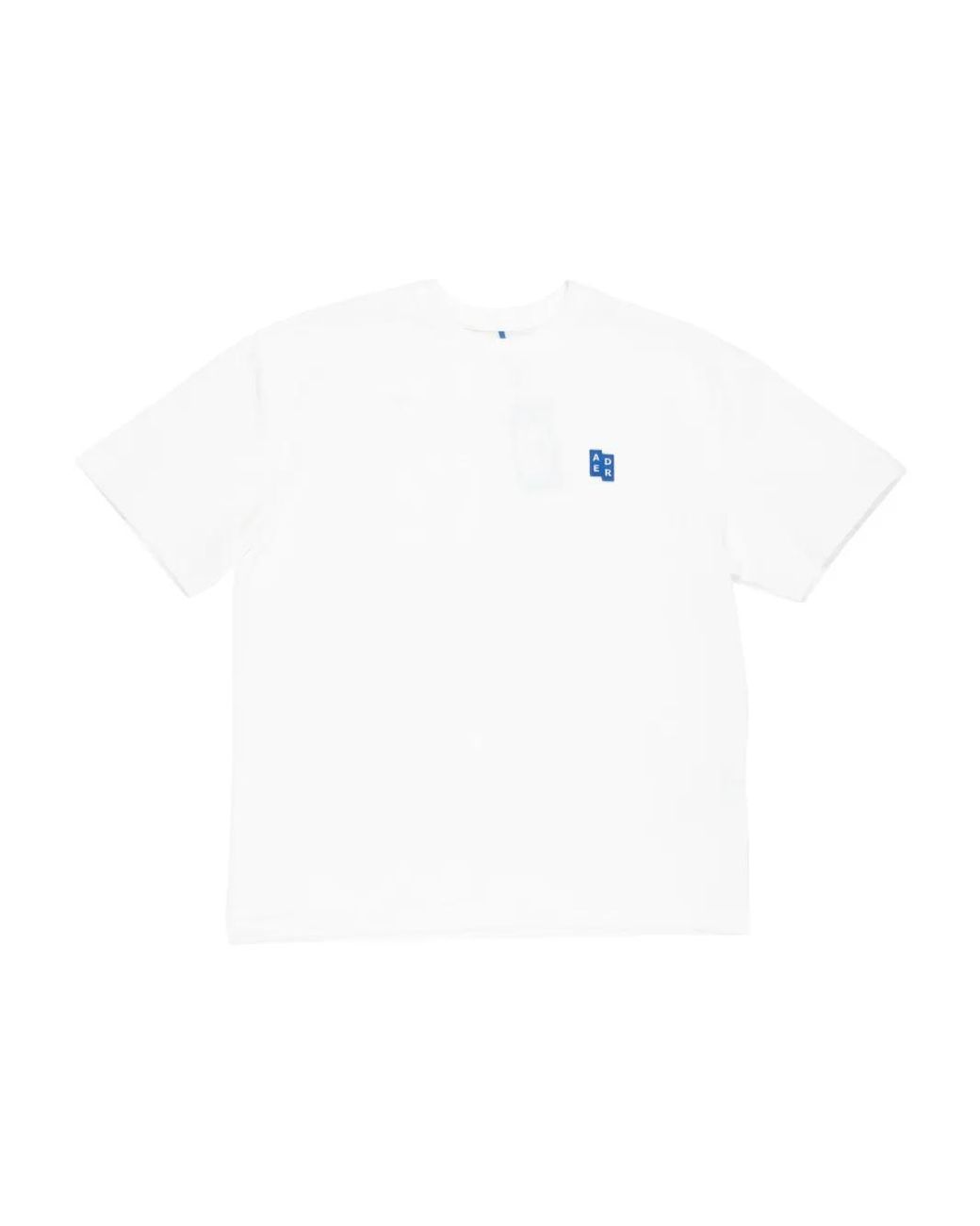 Adererror White Logo-Patch T-Shirt for men