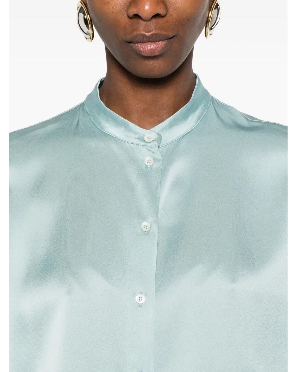 Ottod'Ame Blue Buttoned Shirt