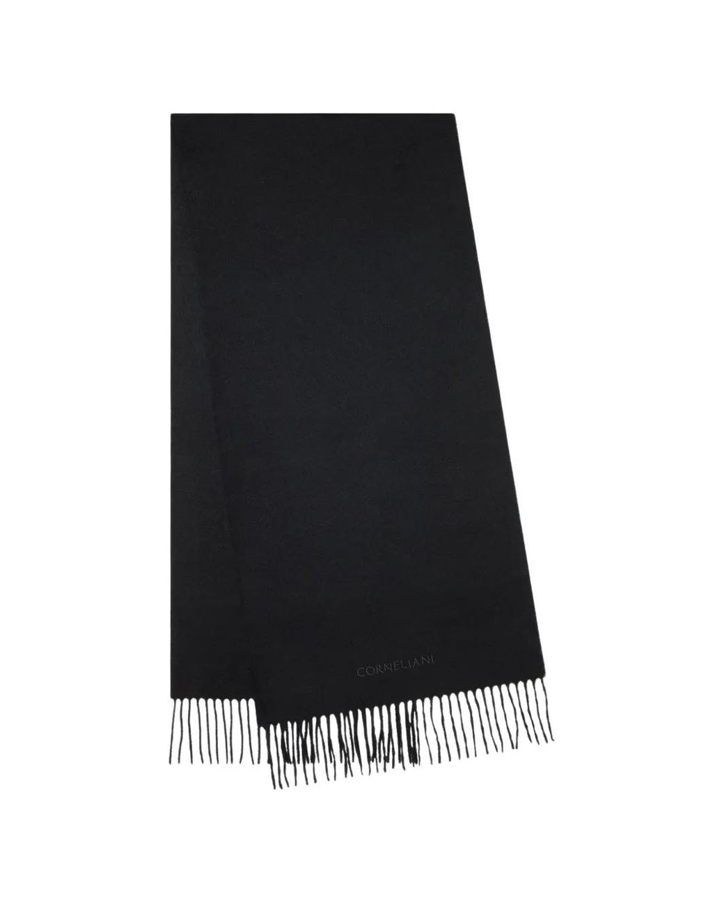 Bufanda Con Flecos Corneliani de hombre de color Black
