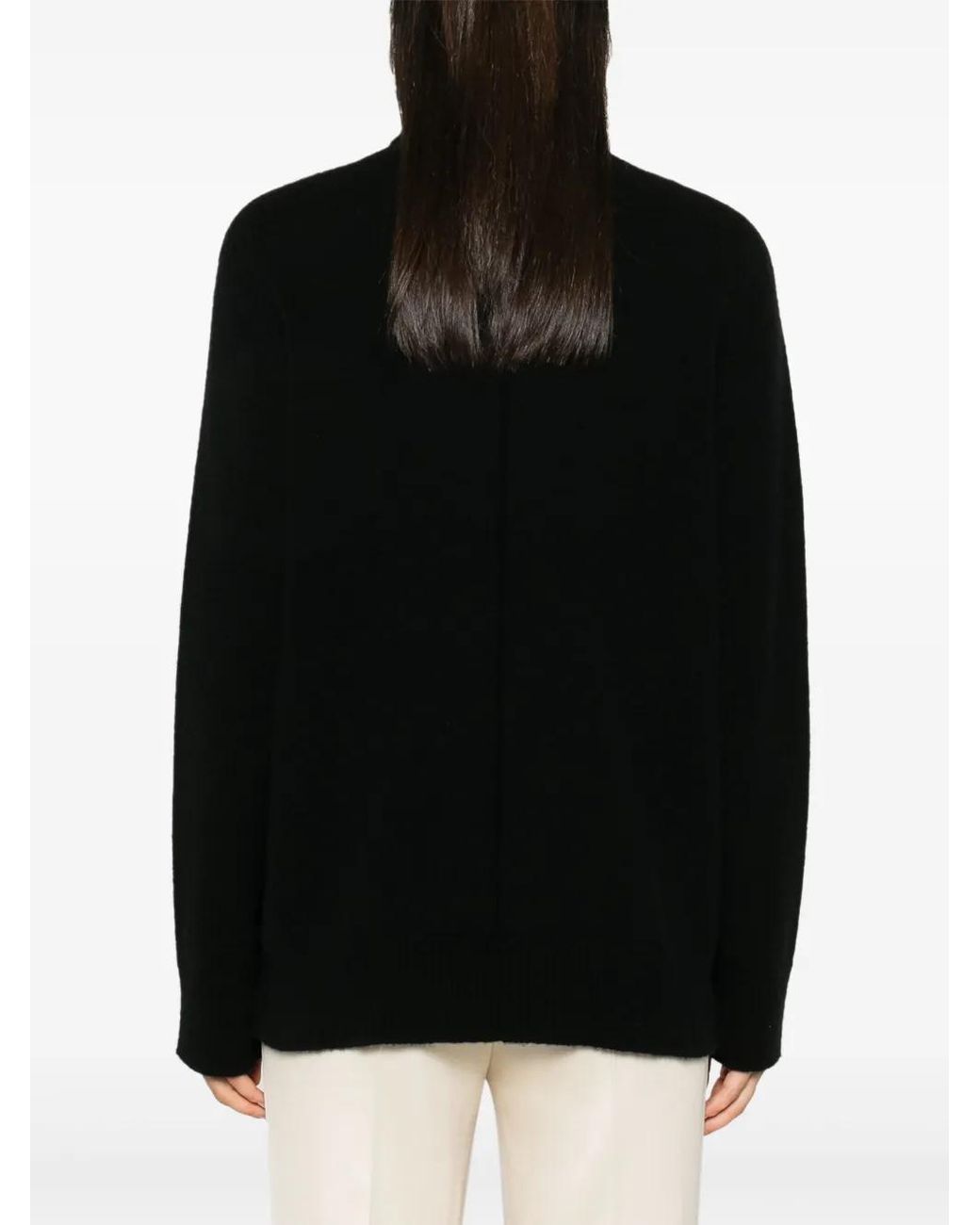 The Row Black Hepny Sweater