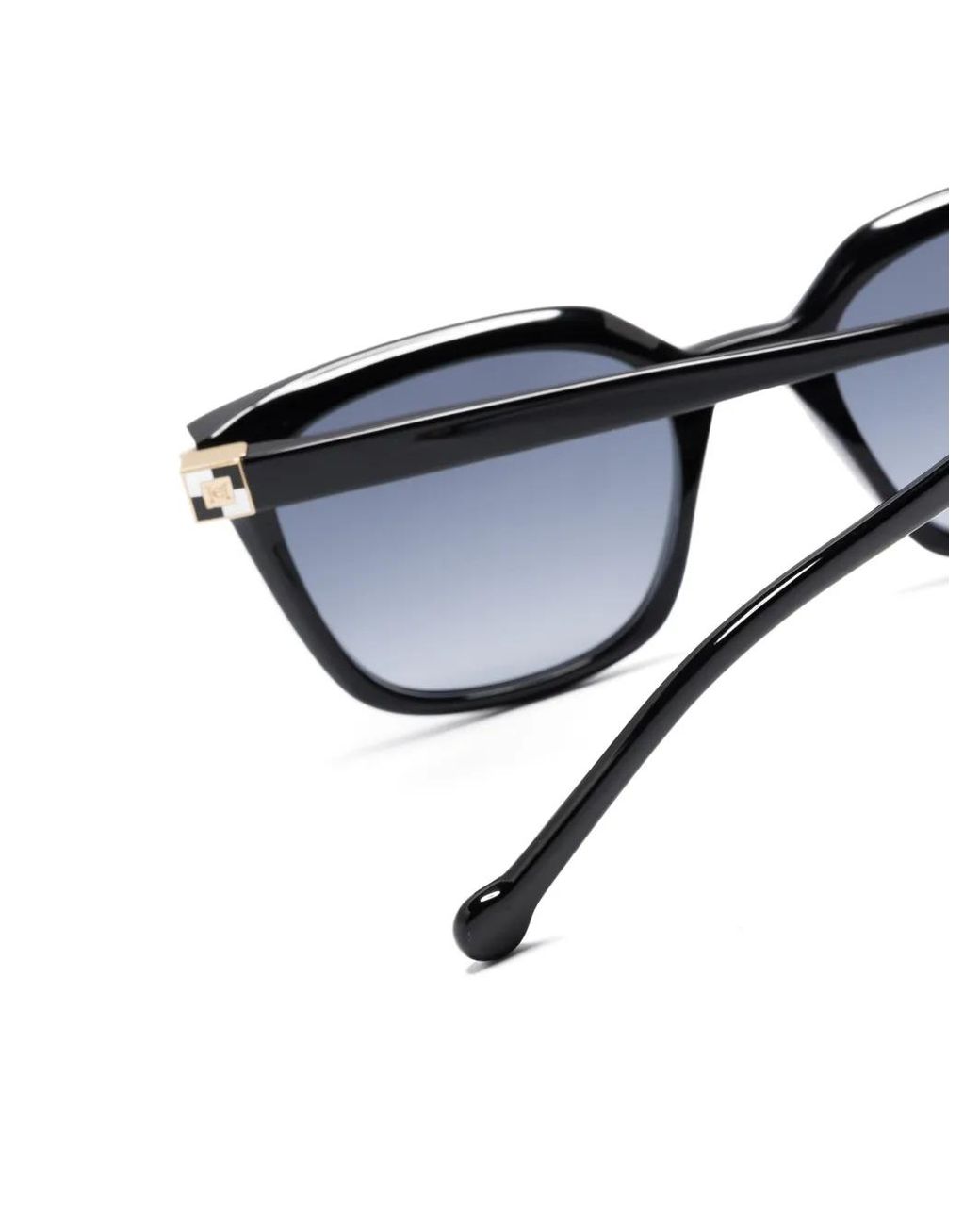 Carolina Herrera Blue Square-Frame Sunglasses