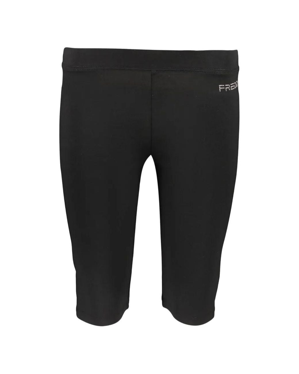 Freddy Black Biker Logo-Embellished Shorts