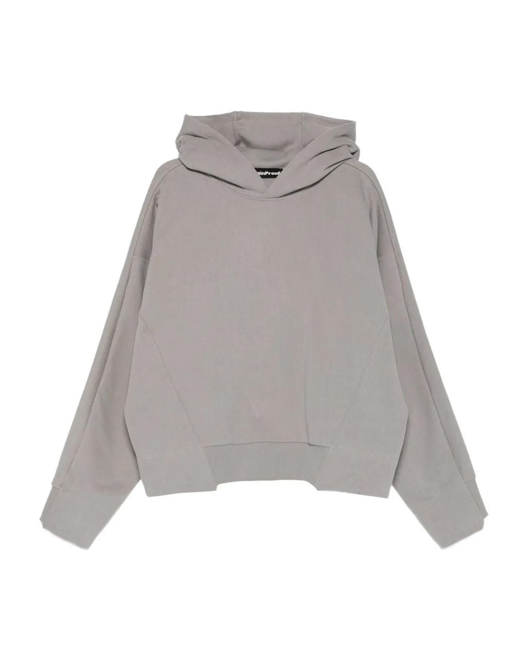 Notrainproof Gray Panelled Hoodie for men