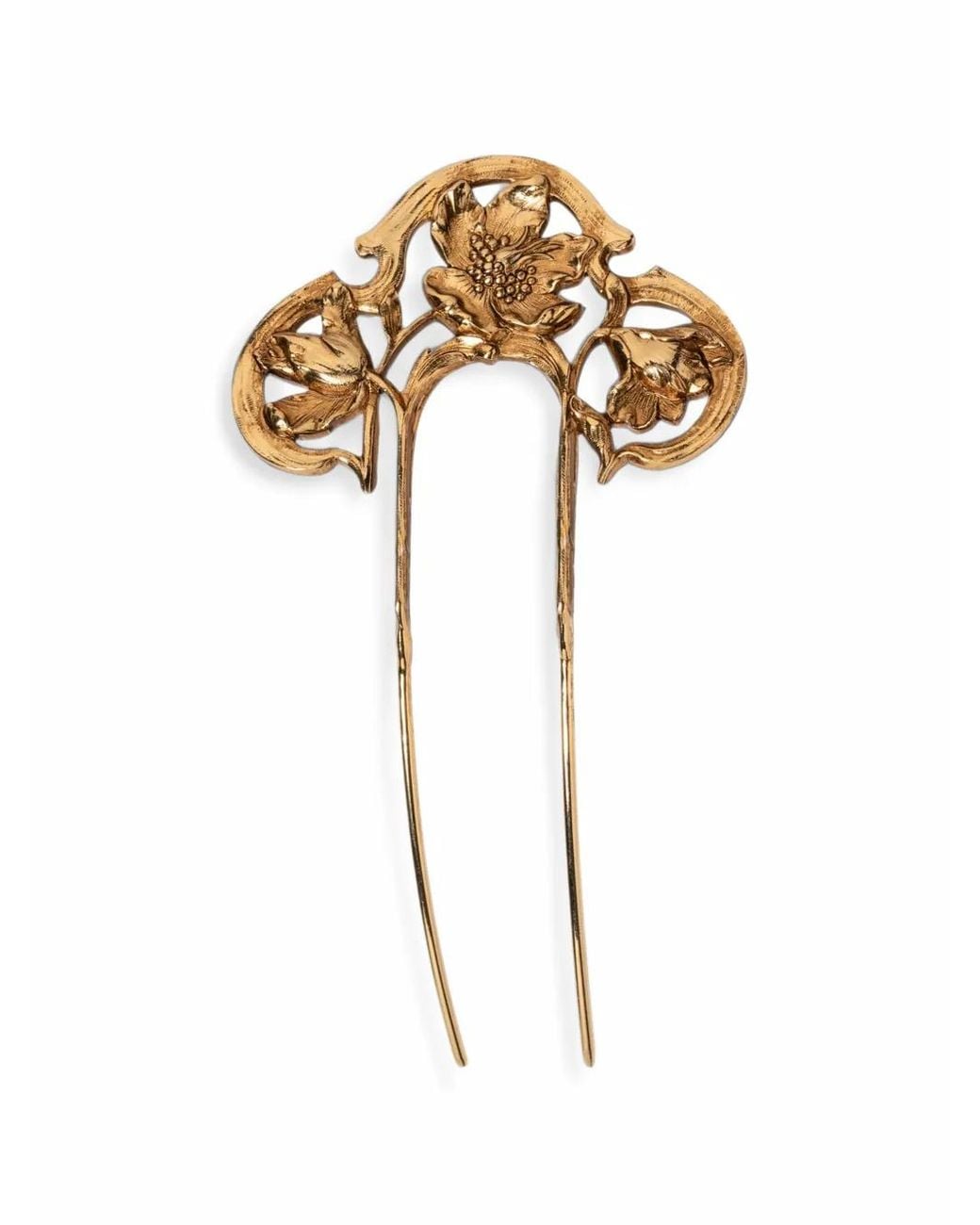 Jennifer Behr White Amara Floral-Motif Hair Pin