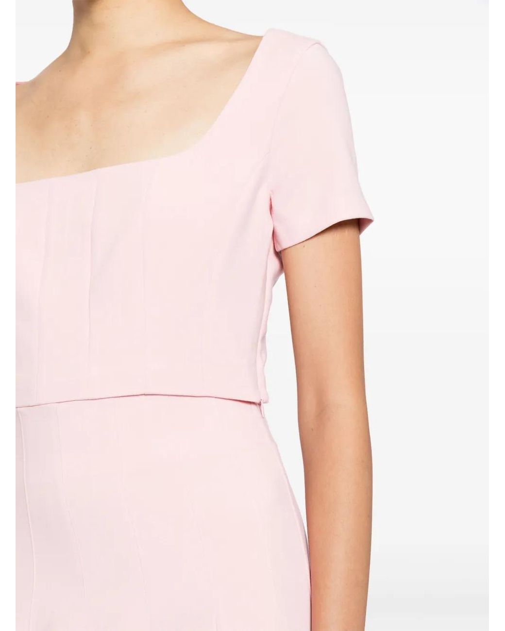 Staud Cropped Blouse in het Pink