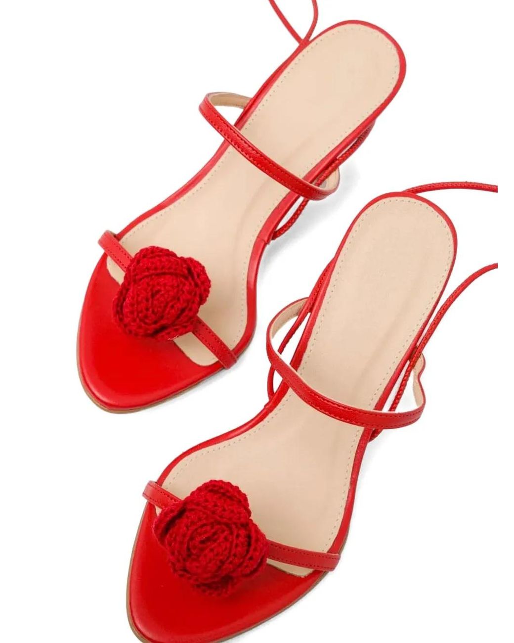 Alohas Red 80Mm Kendra Sandals