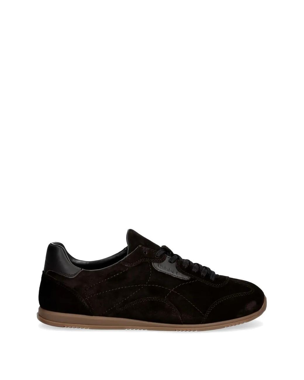 Gant Black Suede Panelled Sneakers for men