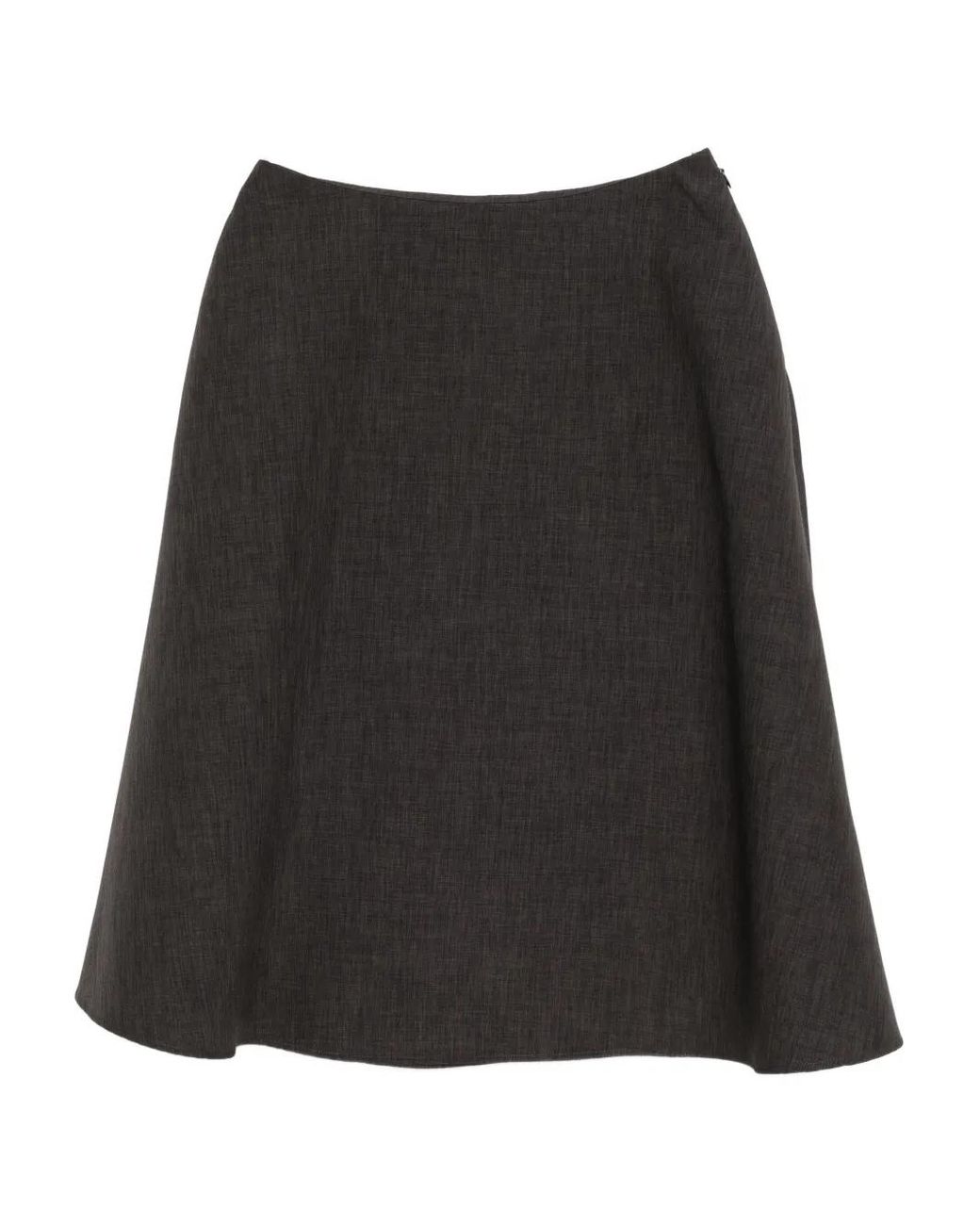 MSGM Black Gonna Skirt