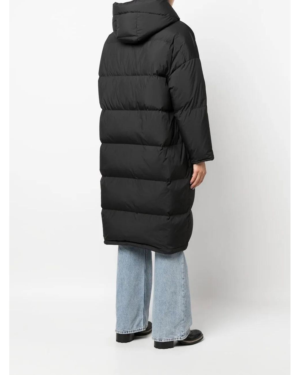 Yves Salomon Black Reversible Hooded Down Parka