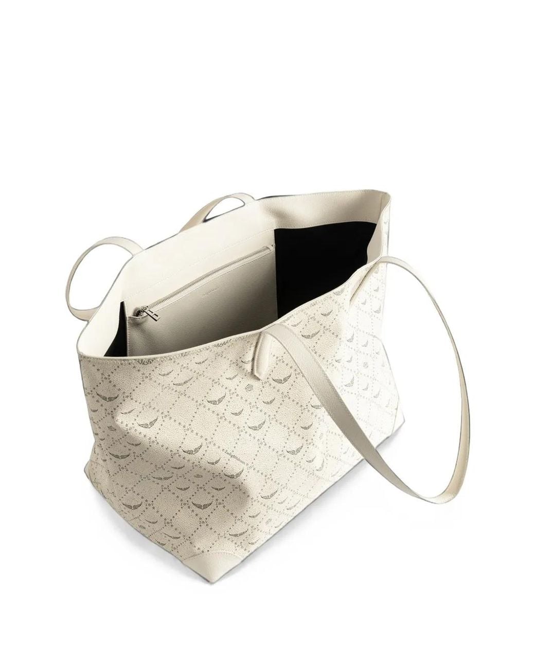 Zadig & Voltaire White Z Shopper Xl Monogram Bag