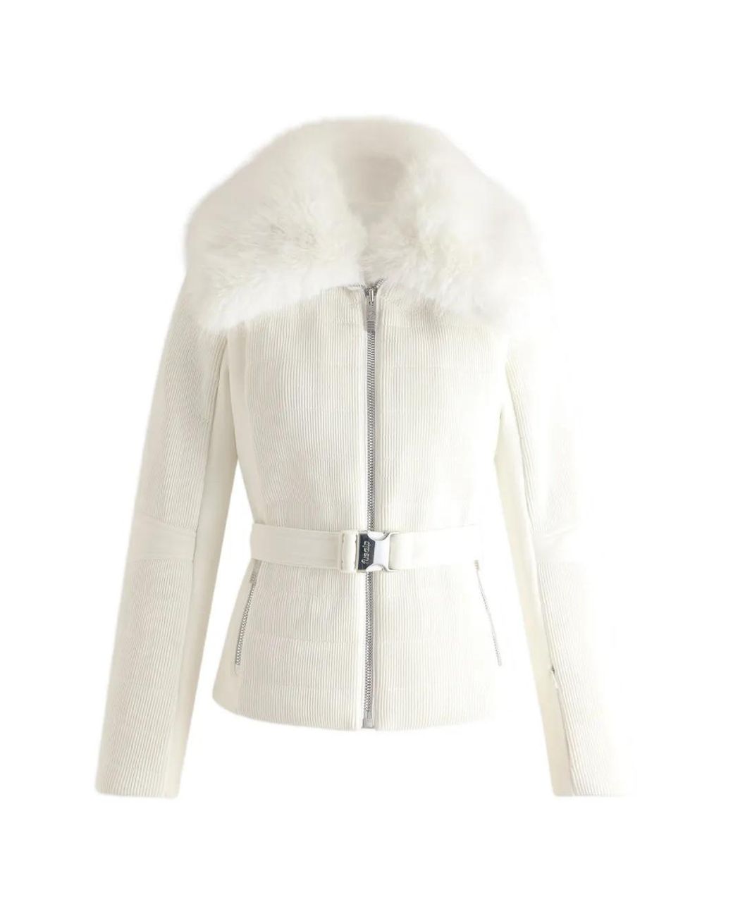 Chaqueta De Esquí Gitu Con Cinturón Fusalp de color White
