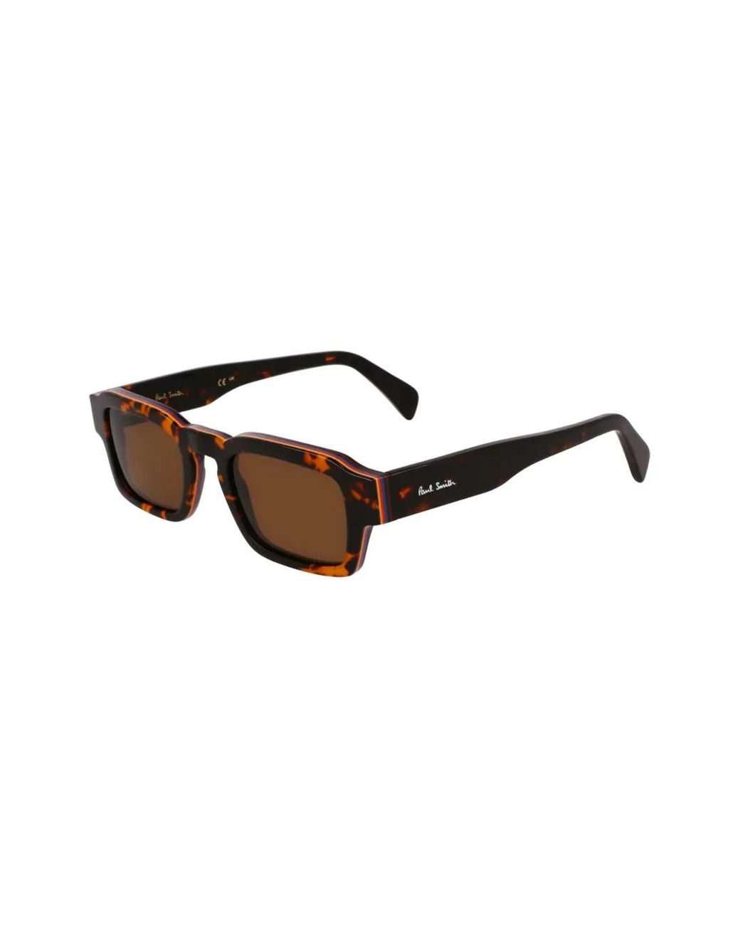 Paul Smith Brown Latimer Rectangle-Frame Sunglasses for men