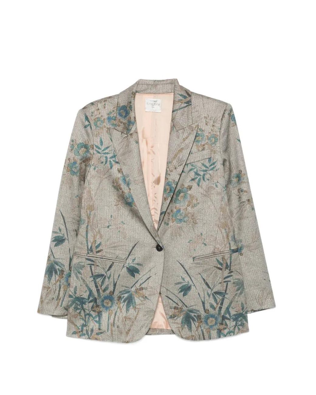 Forte_forte Gray Le Bambou Secret Single-Breasted Blazer