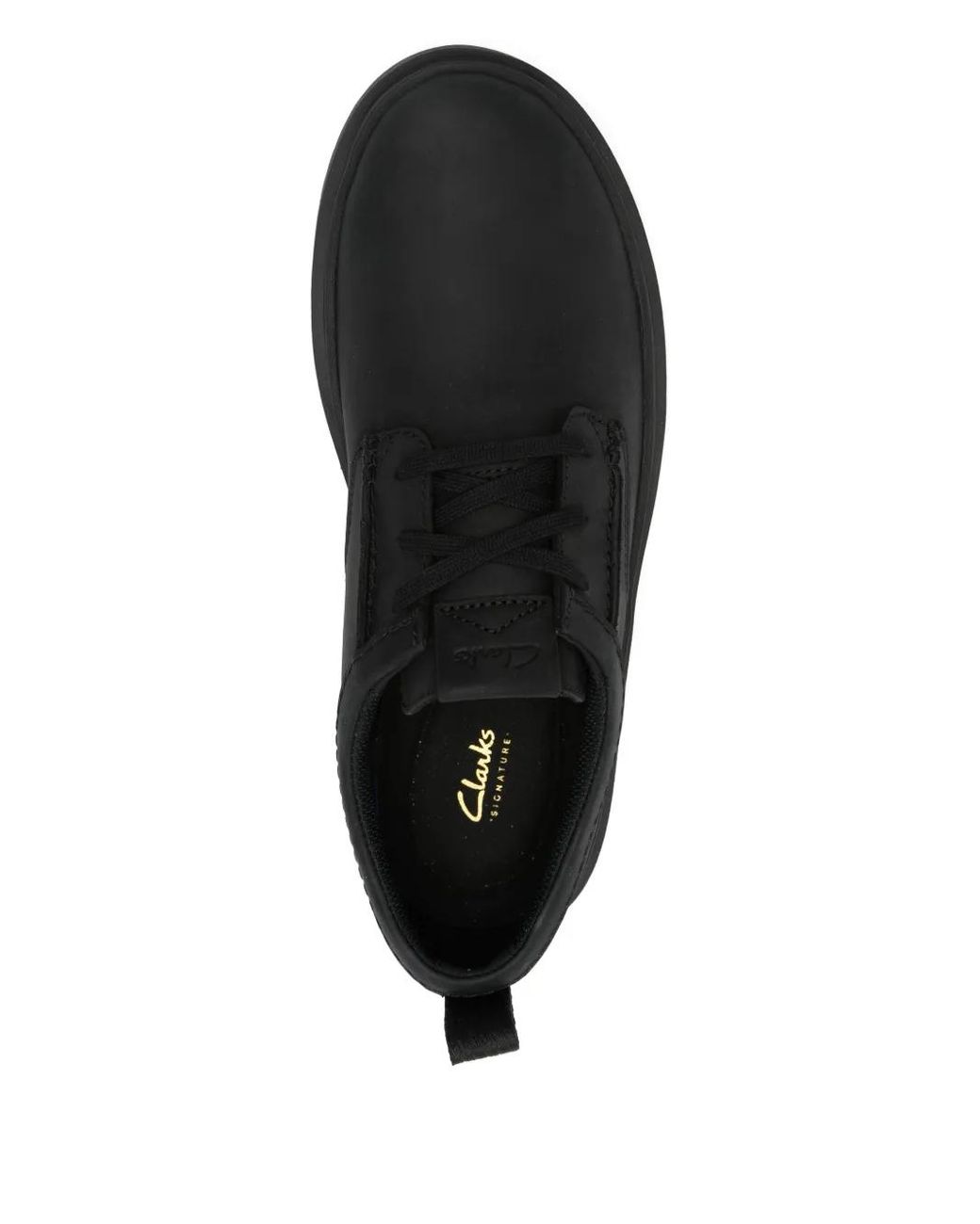 Clarks Black Polden Sneakers for men