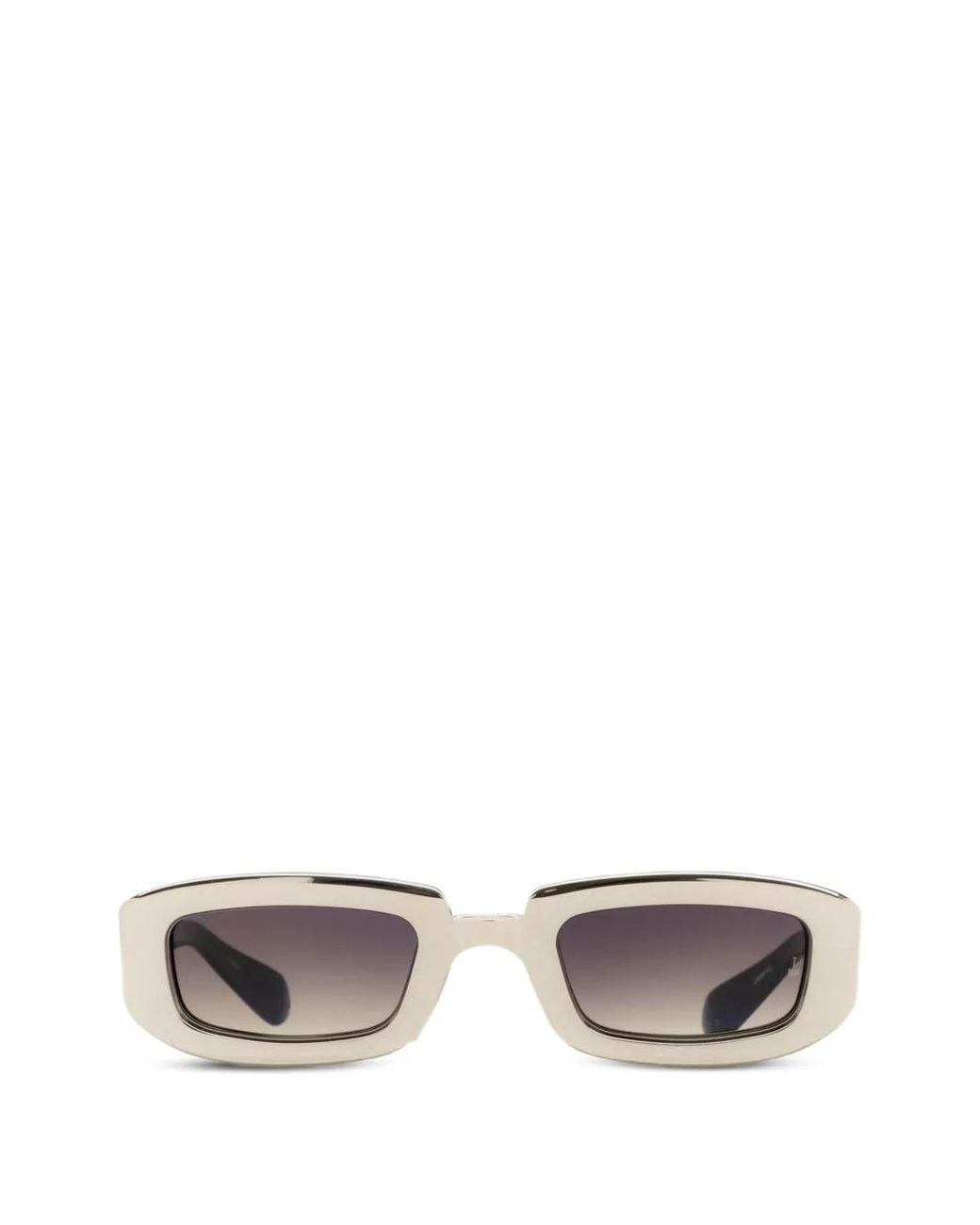 Jacques Marie Mage White Ryder Rectangle-Frame Sunglasses