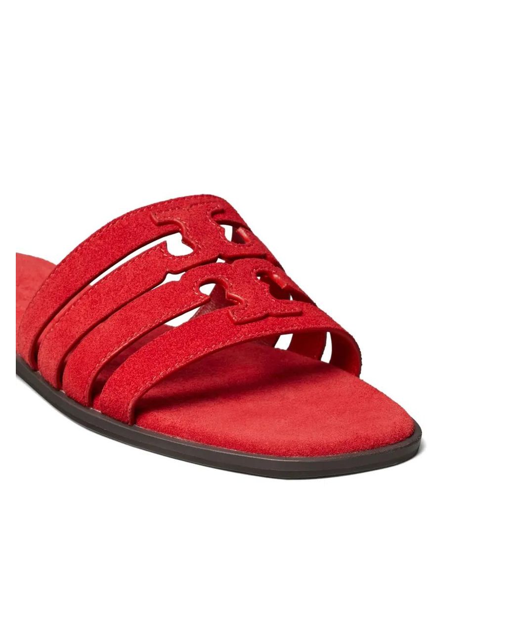 Tory Burch Red Ines Slides