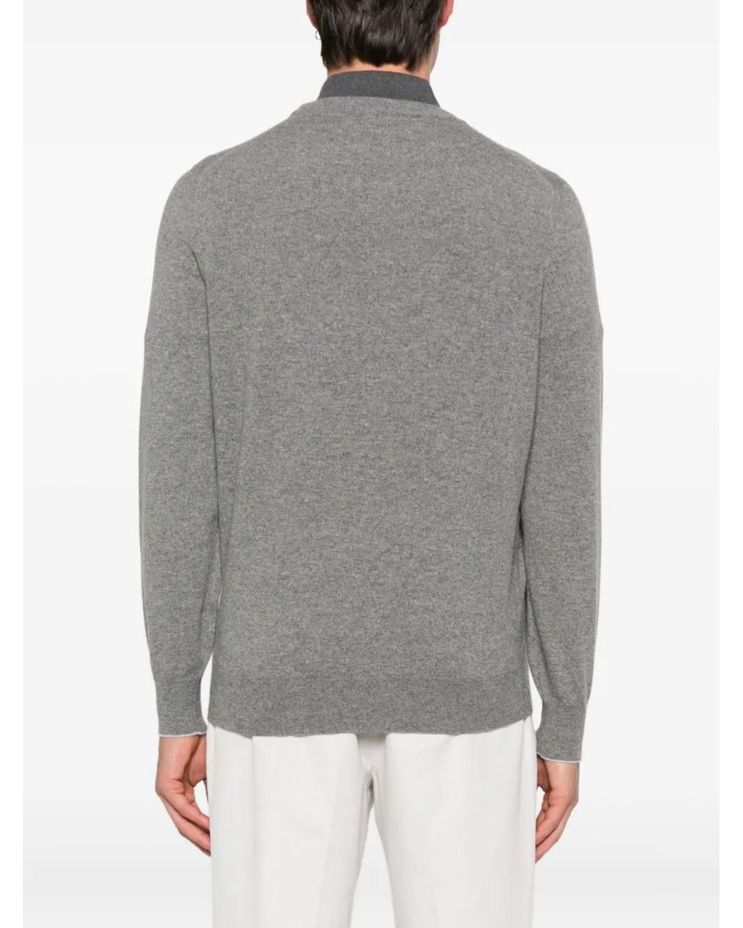 Brunello Cucinelli Gray Sweaters for men