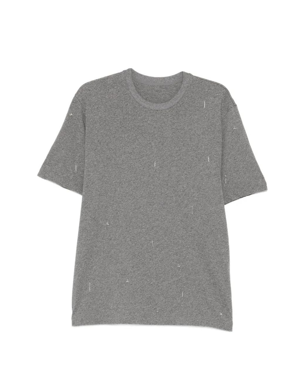 JNBY Gray Embellished T-Shirt