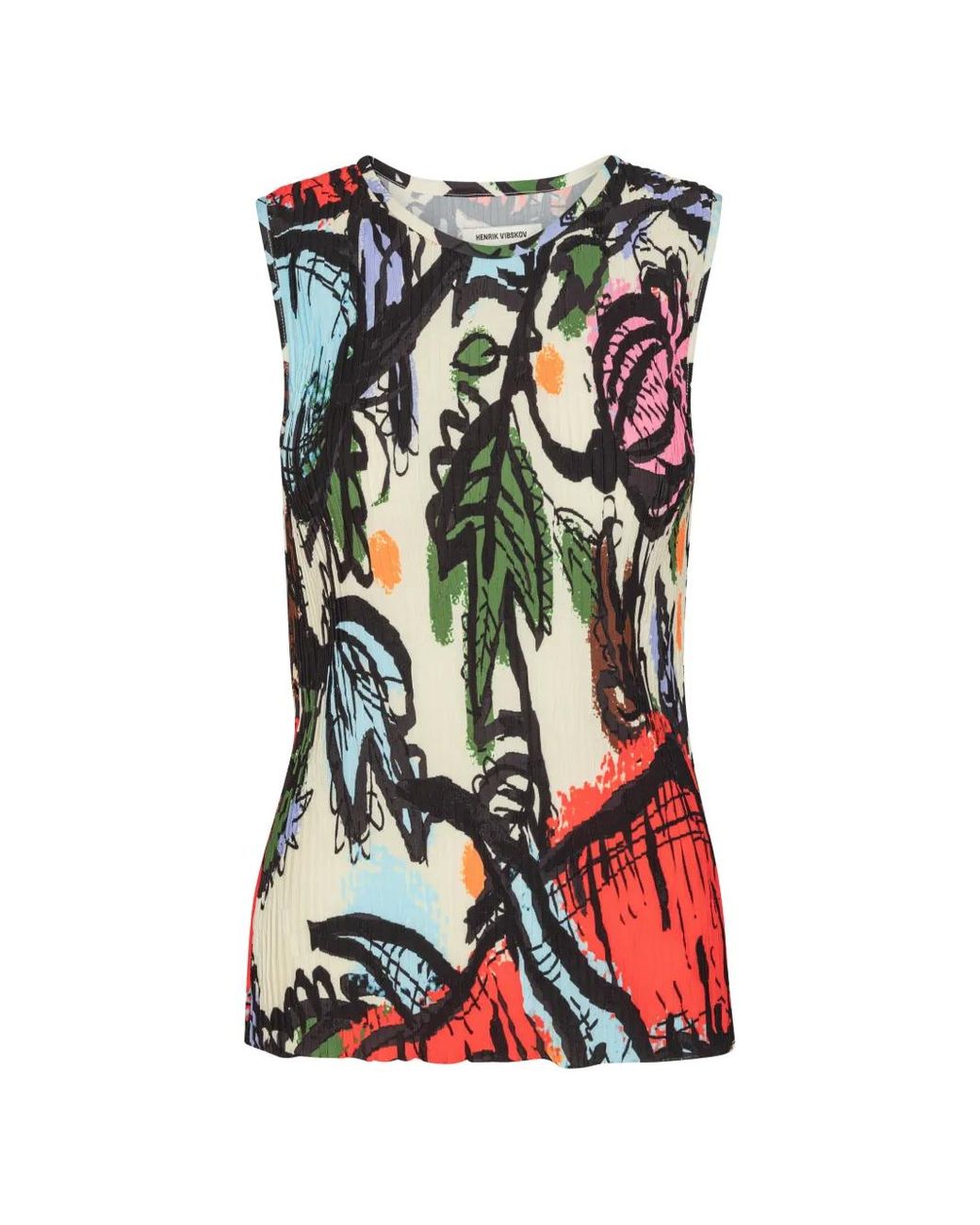 Henrik Vibskov Natural Plissé Top