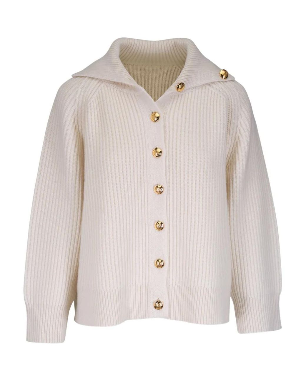 Nili Lotan Natural Deryl Cashmere Cardigan