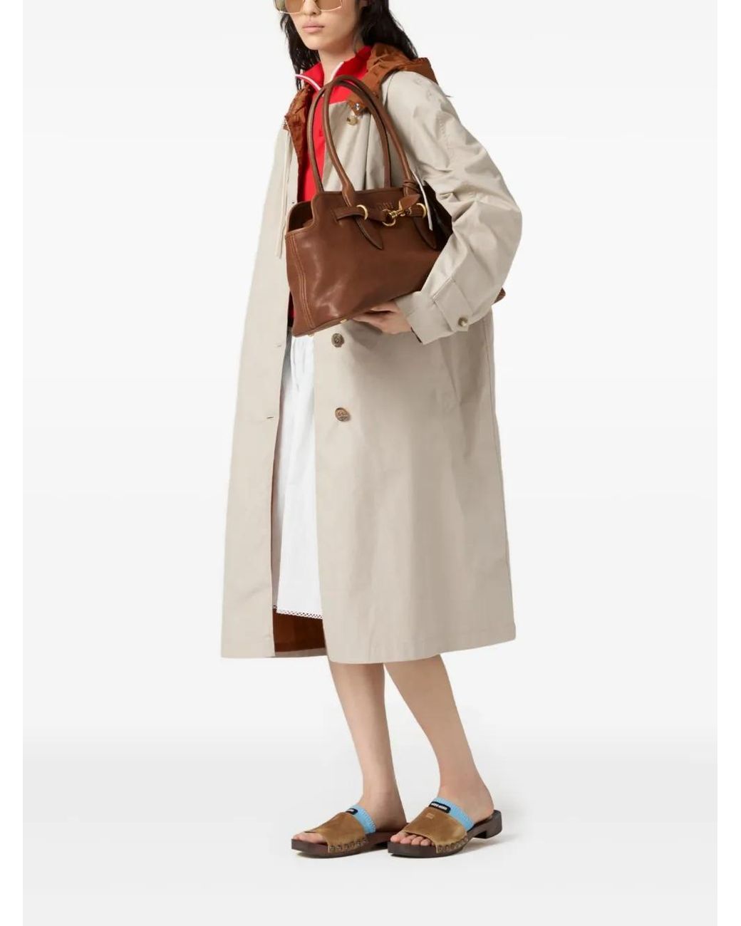 Miu Miu Natural Reversible Coat