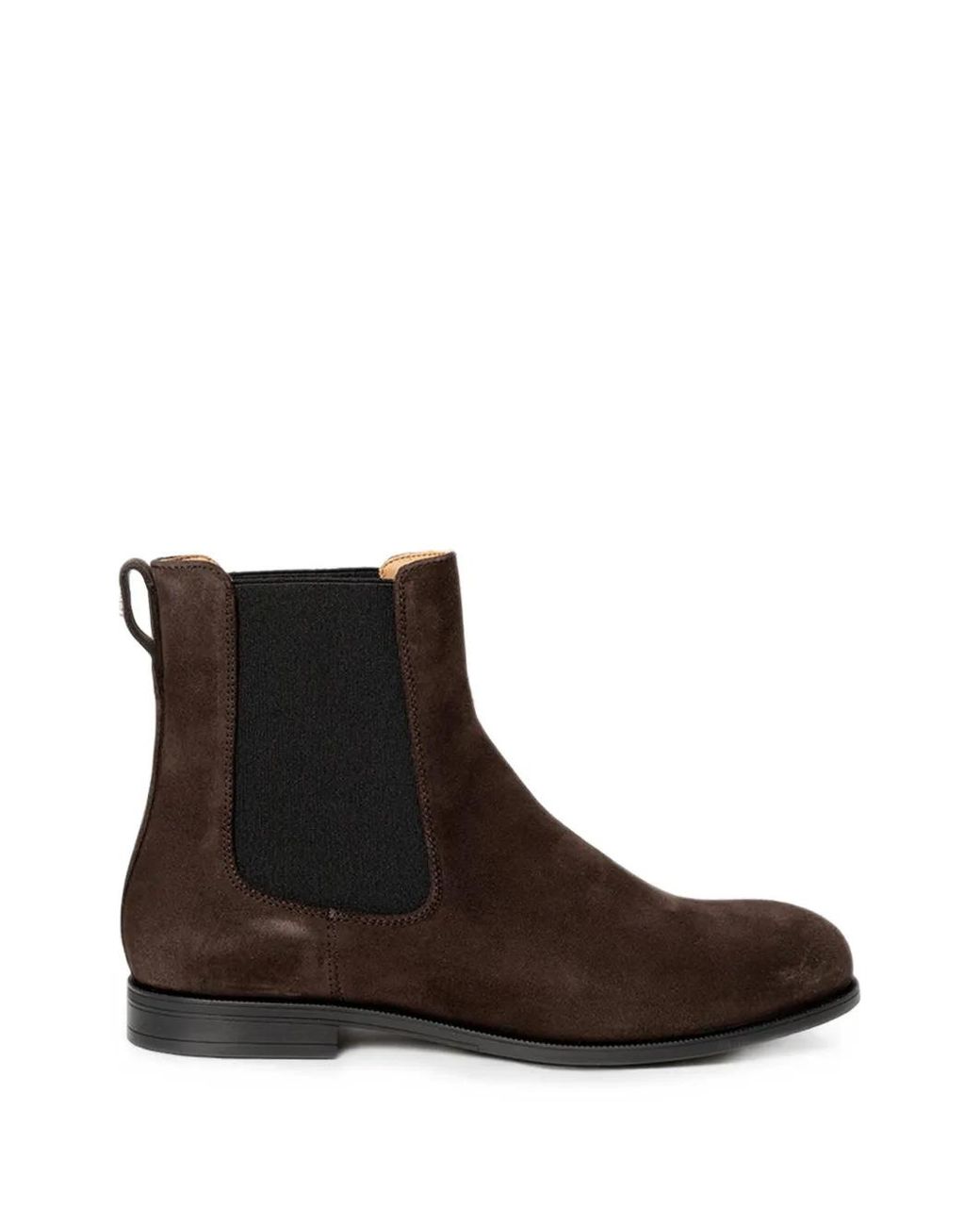 Boss Brown Suede Chelsea Boots