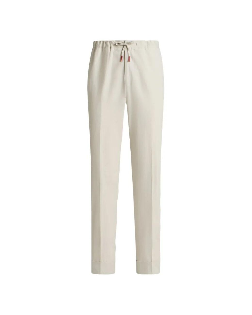 Kiton Hose Mit Elastischem Bund in White für Herren