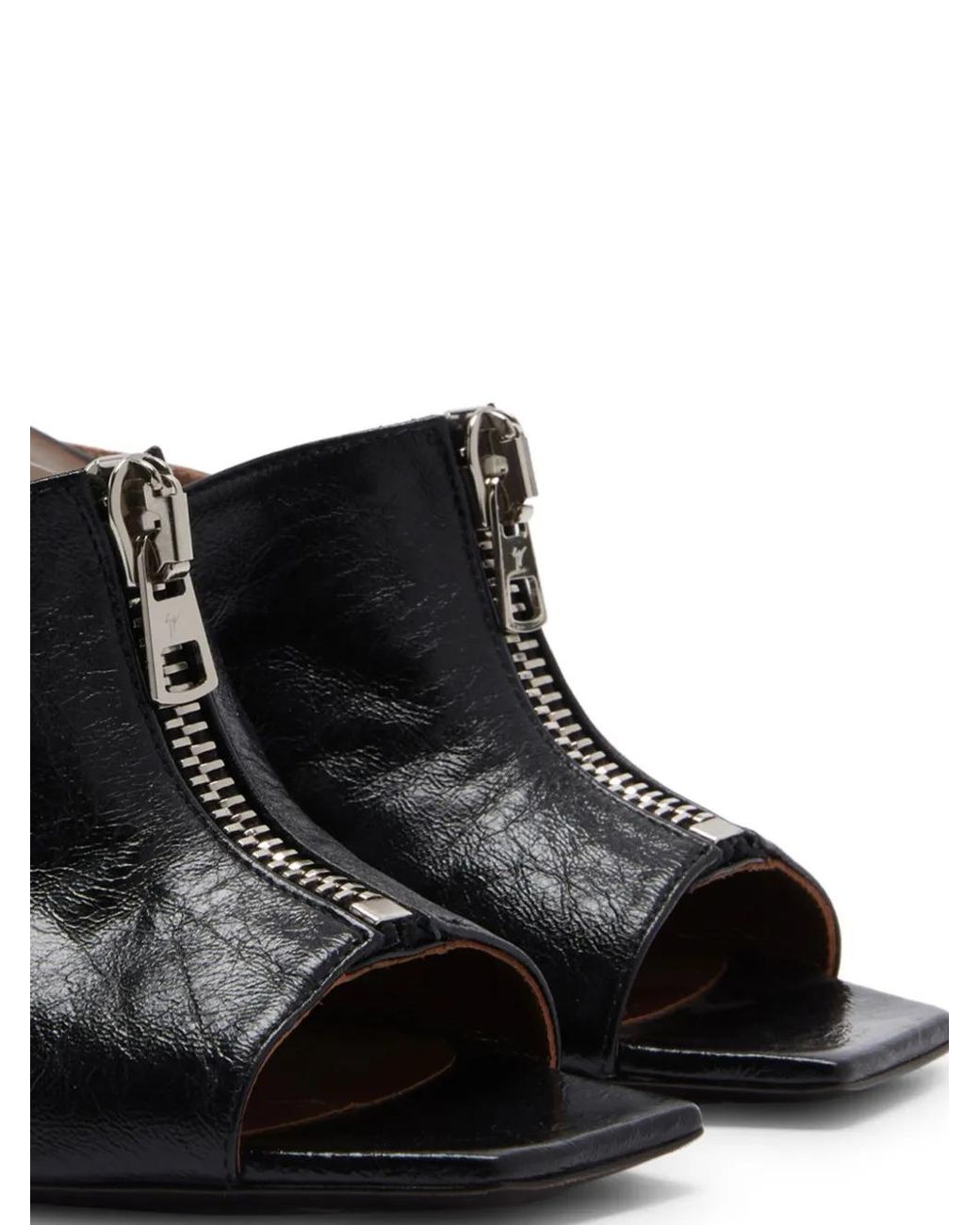Giuseppe Zanotti Black 90Mm Oraine Mules