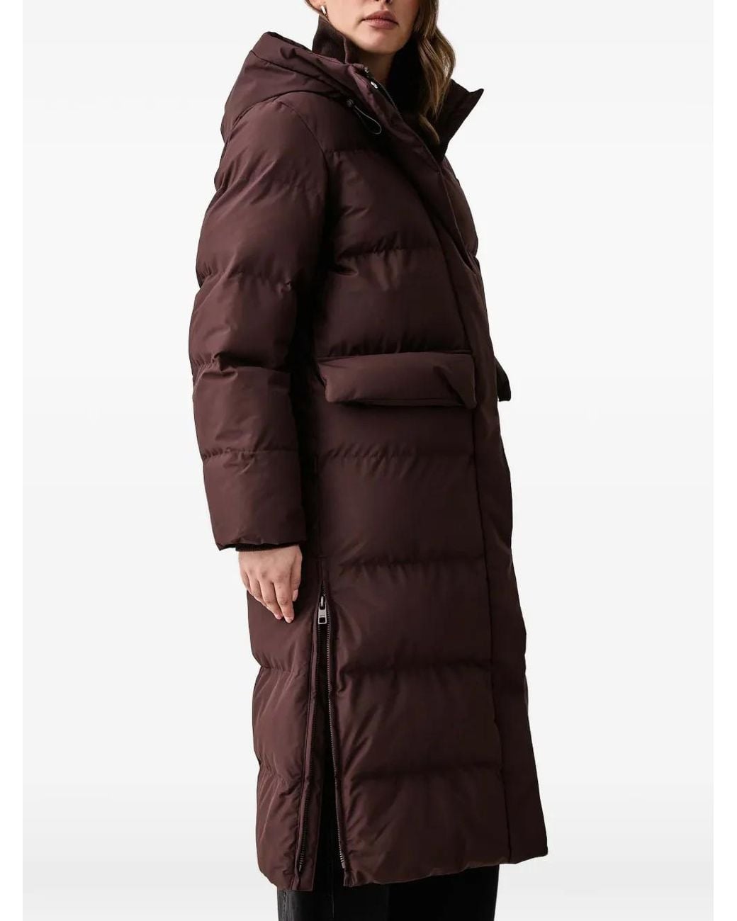 Marc O' Polo Black Hooded Padded Coat