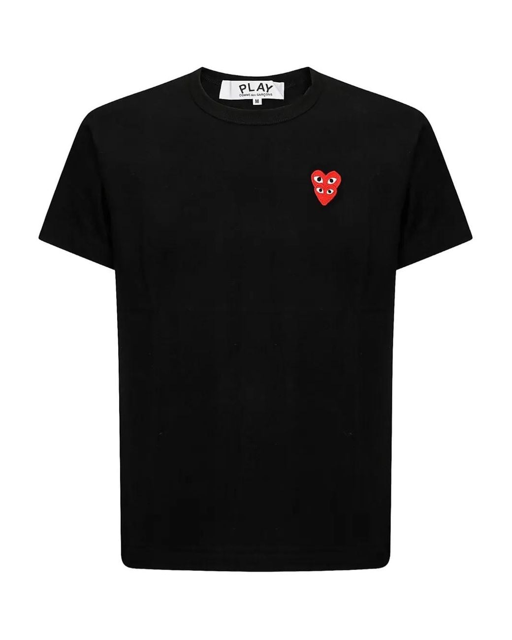 COMME DES GARÇONS PLAY Black Comme Des Garçons T-Shirt Nera