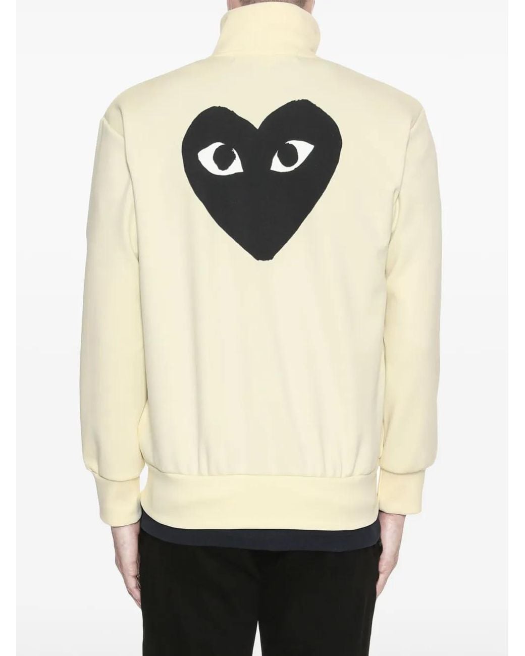 COMME DES GARÇONS PLAY Multicolor Big Heart Zip-Up Sweatshirt for men