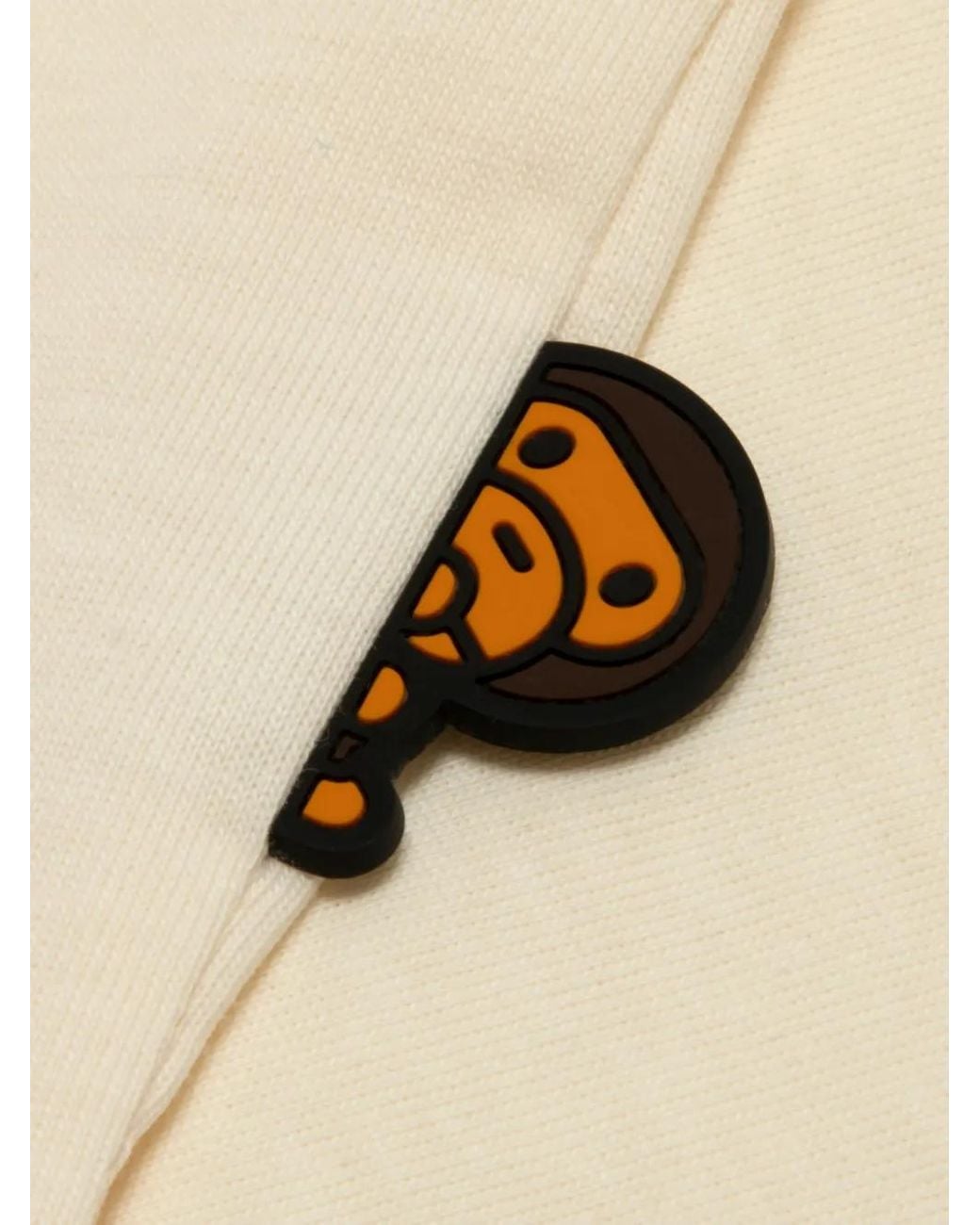 *BABY MILO® STORE BY *A BATHING APE® Natural Baby Milo Graphic-Print Long Sleeve T-Shirt