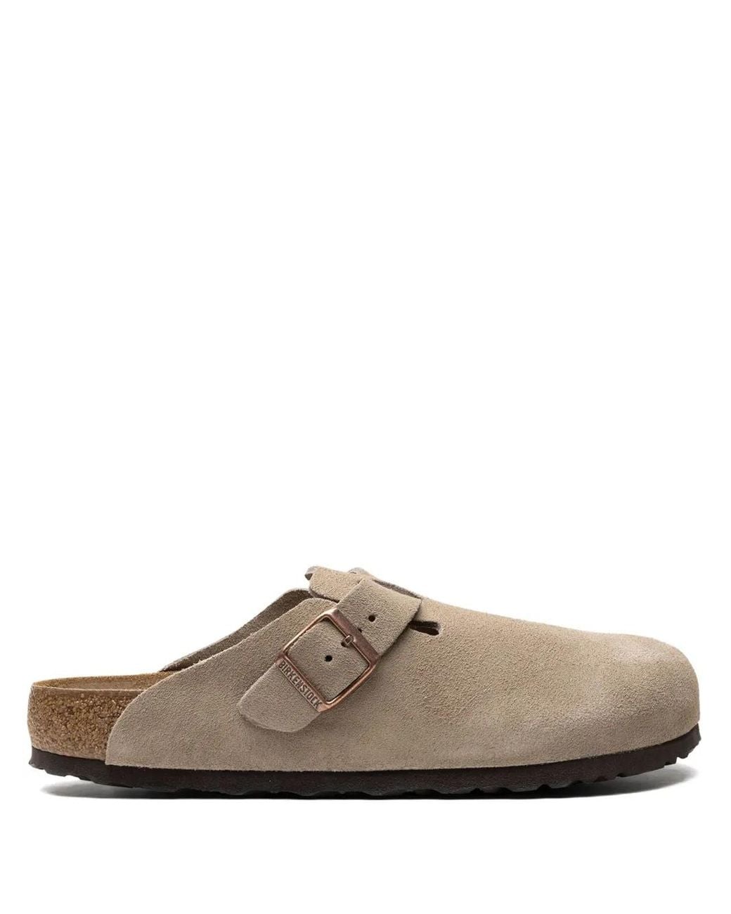Birkenstock Brown Boston Soft Footbed Clogs for men