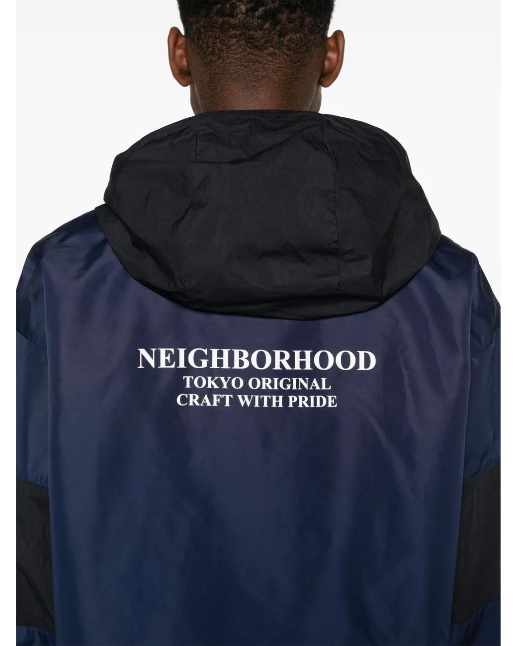 Veste À Patch Logo Neighborhood pour homme en coloris Blue