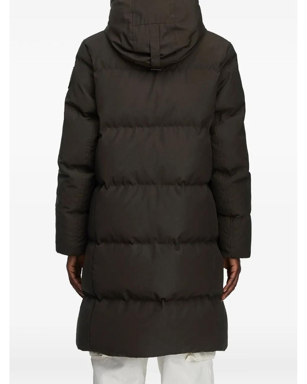 Canada Goose Black Louise Quilted Parka Coat