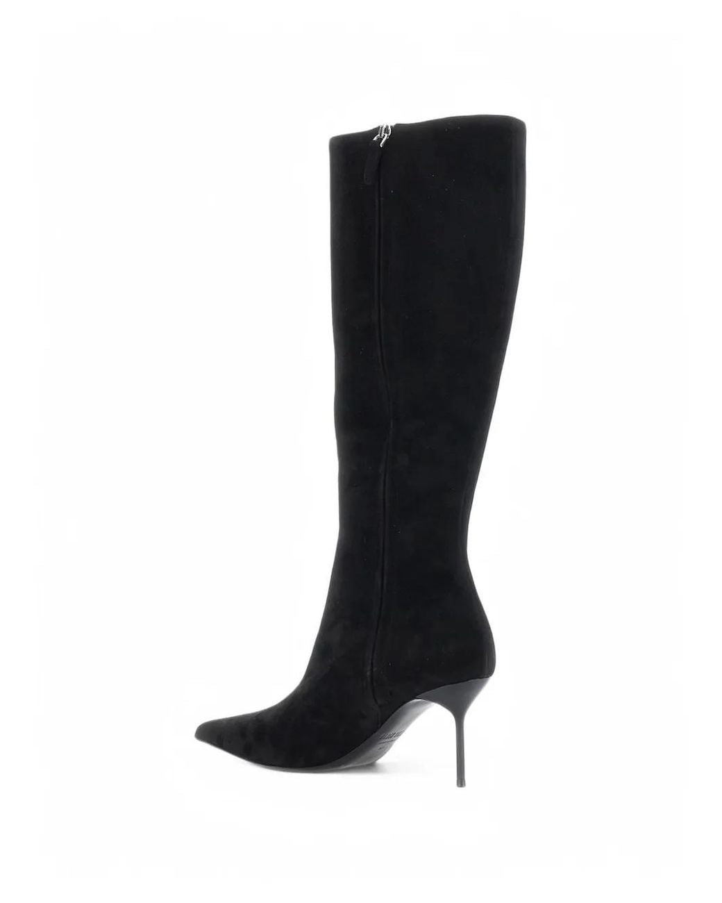 Paris Texas Black Lidia Pointed-Toe Stiletto-Heel Boots