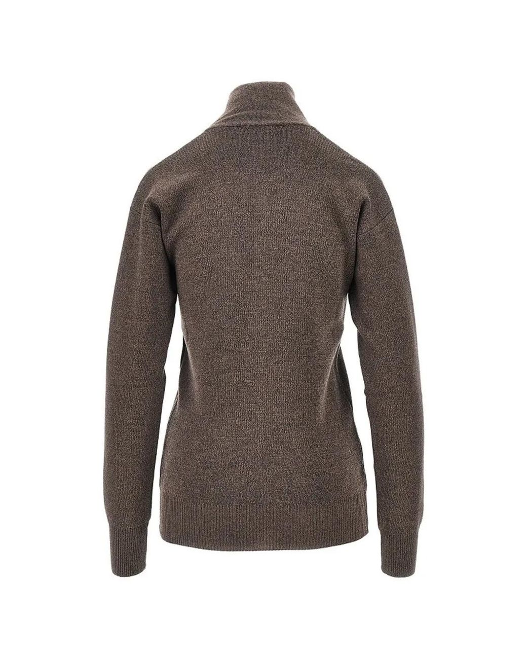 Lemaire Brown Buttoned Top