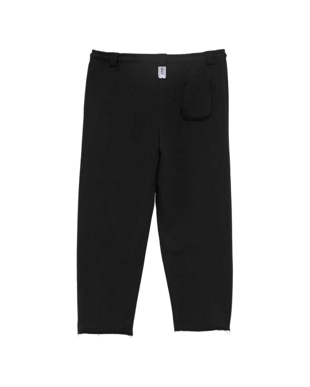 PROTOTYPES Black Beltloop Sweatpants for men