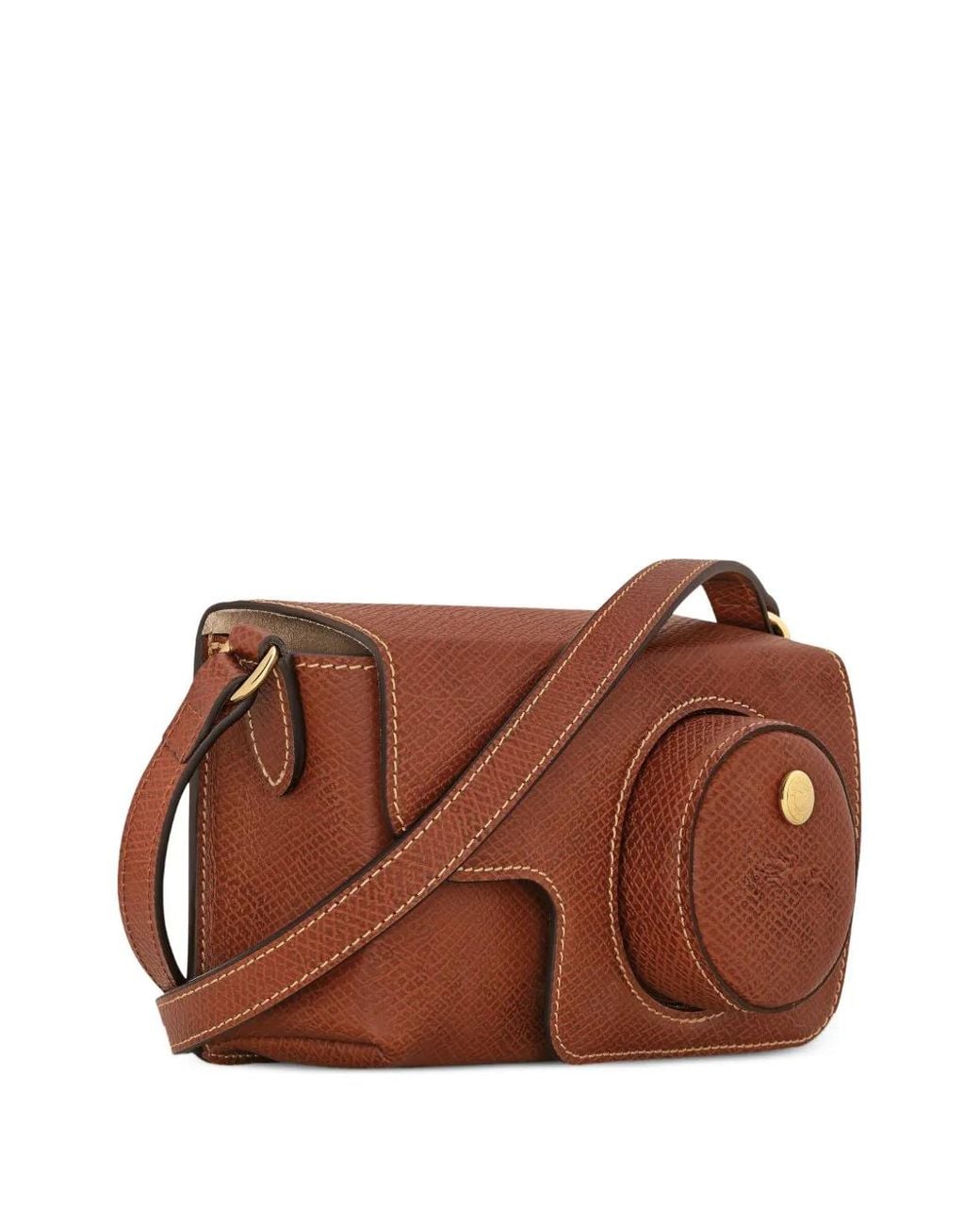Longchamp Brown Sac À Bandoulière Épure Xs