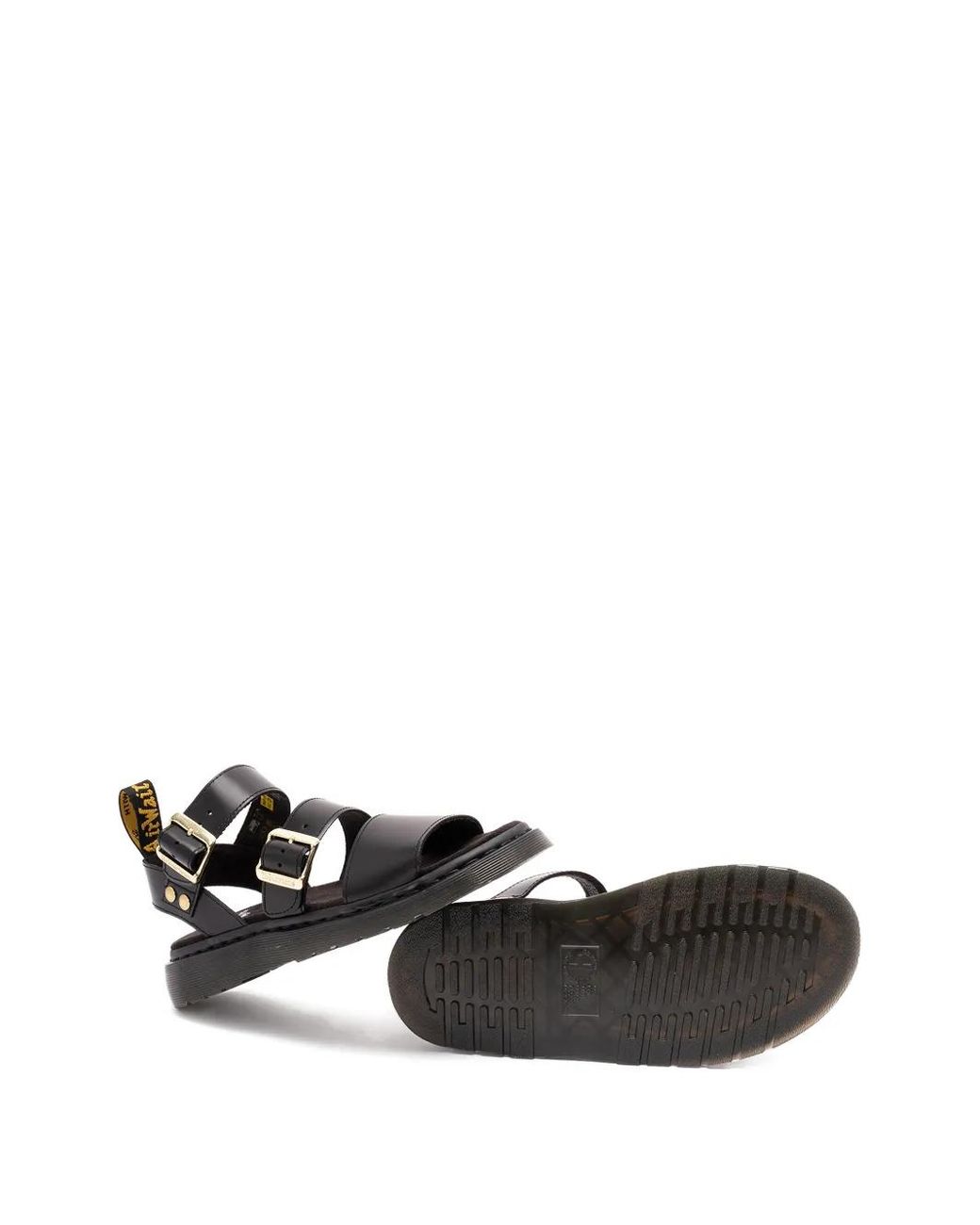 Dr. Martens Black Gryphon Strap Sandals