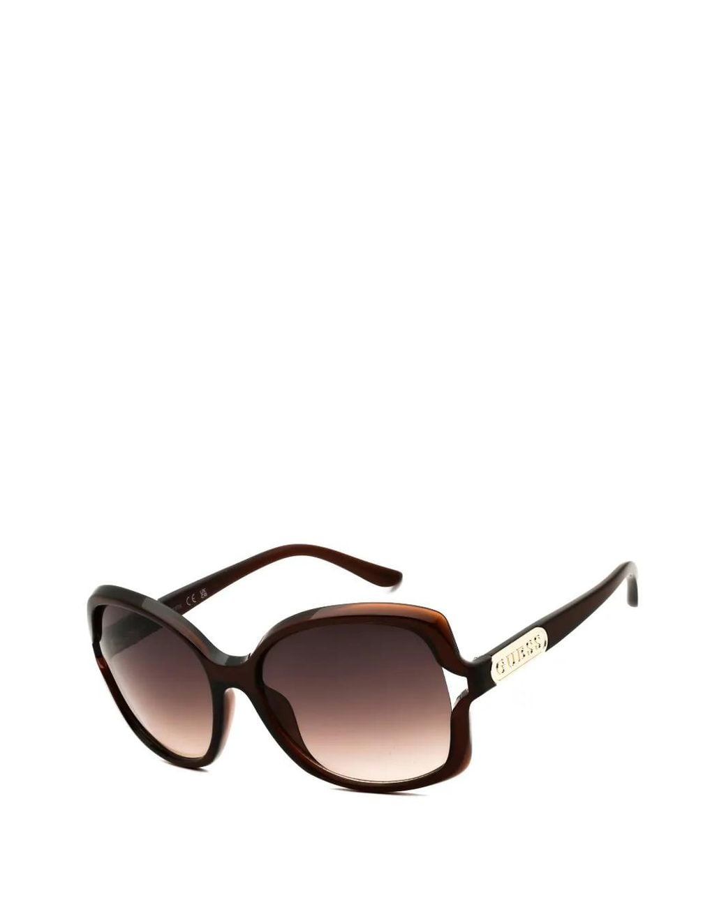 Guess Pink Rectangle-Frame Sunglasses