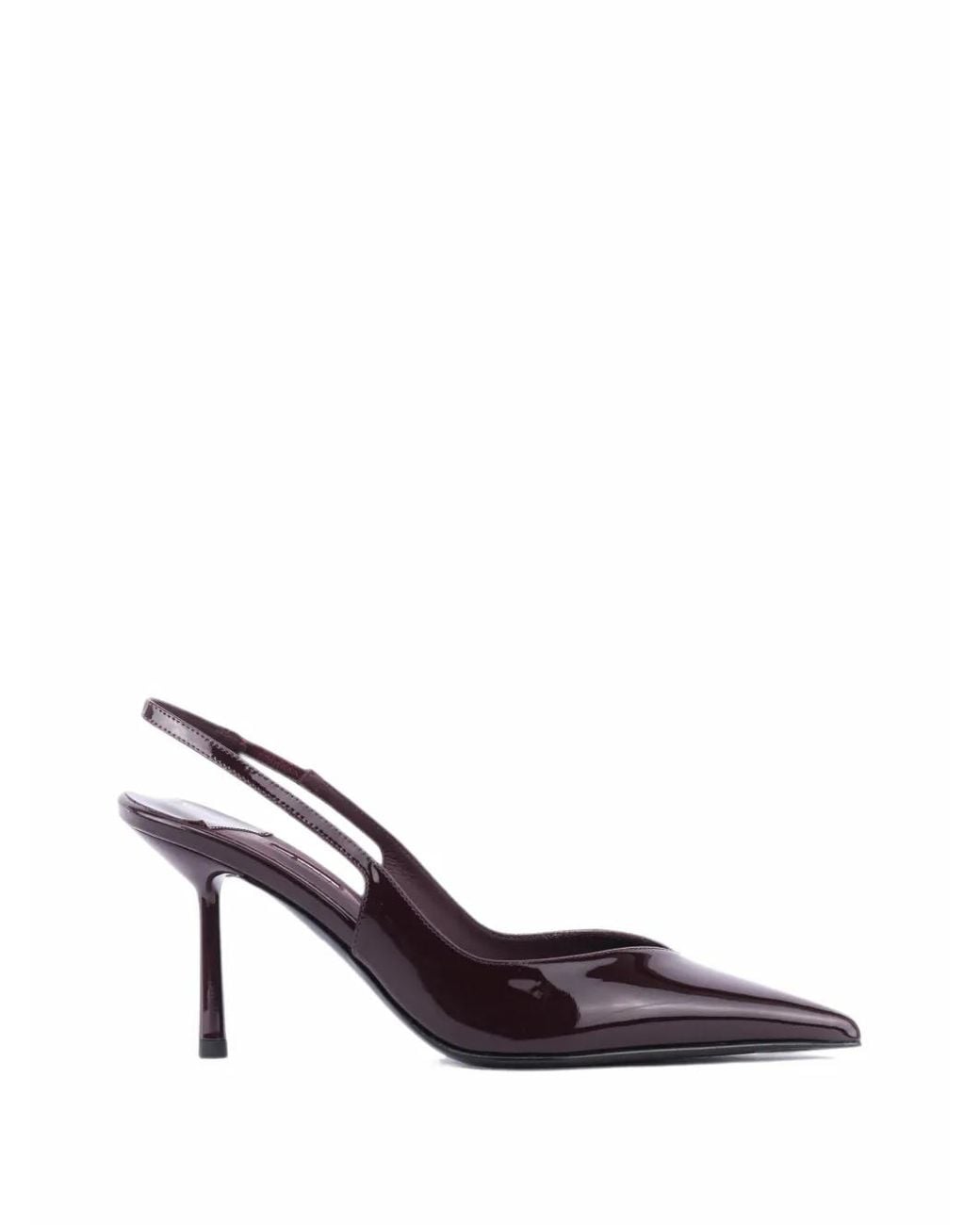 Le Silla Blue Vivienne Patent Leather Slingback Pumps
