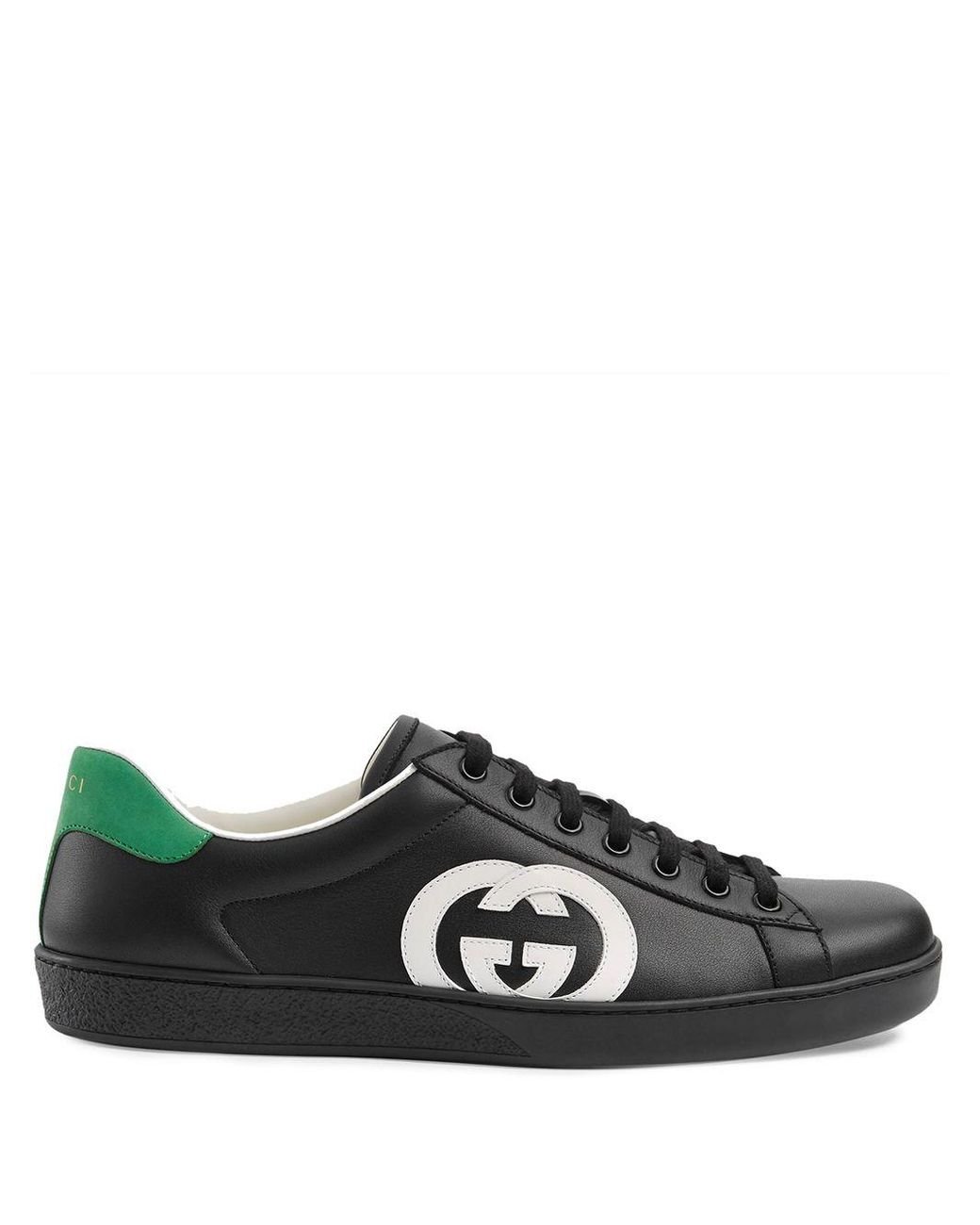 black gucci low tops